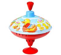 Lena Small Ducks Humming Top 16 cm Metal Swing Spinner with Stand for Children from 18 Months