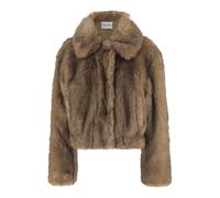Lena Synthetic Fur Jacket - female - STAND STUDIO - Faux Fur & Shearling Jackets - Brown - 2XS - Jackets 2XS