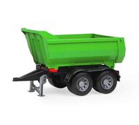 Lena Worxx Trailer - Tractor Toy with Tipping Trough & Tailgate, 5 mm Galvanised Steel Axles, for Deutz-Fahr Agroton 7250 TTV, Indoor & Outdoor, for Children from 3 Years