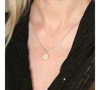 LENAE Sabrina Hexagonal Pearl Pendant Charm - Sterling Silver - Pearl - Pearl - Silver