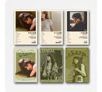 Lenaue A Set Of 6 Clairo Poster Singer Music Album Cover Poster Wall Art Canvas Posters Room Decorative Aesthetic Poster Print Decor Posters 08x12inch(20x30cm) Unframe-style