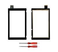 Lenboes Front Outer Lens LCD Touch Screen Glass Panel Digitizer Replacement Part with Opening Tool for Nintendo Switch NS V2 HAC-001-01 2019 (Not for NS V1 HAC-001)