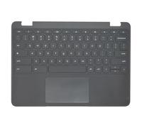 lenboes Laptop Palmrest Upper Case Top Cover with US Keyboard Touchpad Trackpad Assembly Replacement for Lenovo 100e Chromebook Gen 4 Intel 83G8 83G9 5CB1M21496