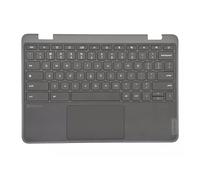 lenboes Laptop Palmrest with US Keyboard Touchpad Upper Case Top Cover Assembly Replacement for Lenovo 100e Chromebook Gen 4 MTK 82W0 82W1 WWAN 5M11H62892