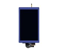 Lenboes LCD Screen Display with Front Outer Lens Touch Glass Digitizer Panel Assembly Replacement for Nintendo Switch NS Lite Console (Not for Switch Nor Switch OLED) (Dark Blue)