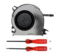 lenboes Original Internal CPU Cool Cooler Cooling Fan Replacement Part with Triwing Y Tip and PH00 Phillips Cross Screwdriver Repair Tool Kit for Nintendo Switch NS 2017 Console