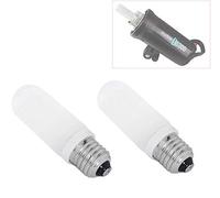 LENCARTA® 2pk 150W Halogen Modeling Lamp 200V-230V E27 Flash Tube Lamp Bulb for Photo Studio Compact Flash Strobe Light QT400 QT400ii QS400 GT GS DS DE Series Lencarta Smartflash SuperFast