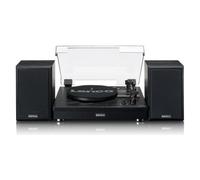 Lenco Black LS-101 Turntable Black Plastic