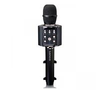 Lenco BMC-090BK Bluetooth Karaoke Microphone with Lights Black