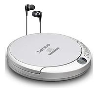 Lenco CD-201 Portable CD Player CD, CD-R, CD-RW, MP3 Battery Charging Function, Silver