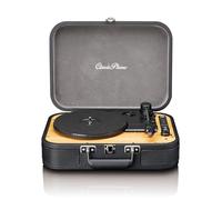 Lenco Classic Phono TT-116 Bluetooth Record Player 3 Speed 33, 45 and 78 RPM Vintage Vinyl Record Player RCA Out Stereo Speakers Black