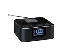 Lenco DAB+ FM Stereo Clock Radio with Bluetooth Wireless reRecharging