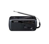 Lenco Hand-Cranked Solar Radio with Flashlight Model MCR-113
