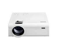 Lenco High-Resolution LCD Projector Compatible with Full HD 1080p Content, White
