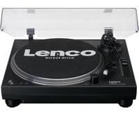 LENCO L-3818BK Direct Drive Turntable - Black, Black