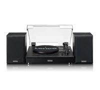 Lenco LS-101 Turntable & Hi-Fi Speakers - Black Black