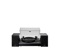 Lenco LS-300 Turntable with Speakers Bundle Black