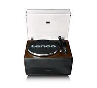 Lenco Turntable with Built In Speakers in Dark Walnut with Bluetooth C