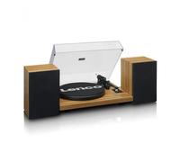 Lenco LS-500 Bluetooth Turntable with Speakers Bundle Wood