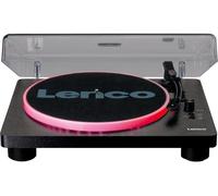 Lenco LS-50LEDBK Turntable with Built-In Speakers and Lighting