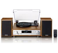 Lenco MC-160 Turntable with Stereo System Wood