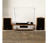 Lenco MC-160 Turntable with Stereo System Wood