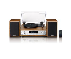 Lenco MC-160WD Bluetooth Turntable with Speakers Wood