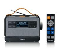 Lenco -PDR-065 Black Radios, MP3 and CD Players, Multicolor (Commaxx 702410)