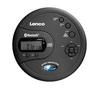 Lenco Portable Bluetooth MP3 CD Player with Shock Resistance and LCD Screen