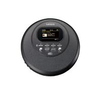 Lenco CD-500 Portable CD Player - Diskman - Bluetooth Walkman - DAB+ Radio - Anti-shock - Audio Book Function - Integrated Battery - Black