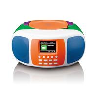 Lenco SCD-861KIDS DAB+/FM Portable Kids Radio with Bluetooth 5.3, CD Player, Stereo Sound, Color Display, Alarm Clock, Battery & Mains Function, AUX Jack & Headset, Colorful Design