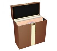 Lenco Suitcase for 25-30 Records Brown