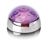 Lenco TTA-080SI - Record Weight - Support Weight - Turntable Stabiliser with RGB Light Effects - 250 g - with Disco Ball Effect - Silver