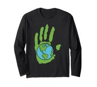 Lend A Hand - Earth Freedom Love World Peace, Men Women Kids Long Sleeve T-Shirt