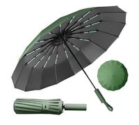 LENDOO Strongest Windproof Travel Umbrella (Compact, Superior), Small Strong but Light Portable and Automatic Folding Rain Umbrella, Durable Premium Grip, Fits Car and Backpack