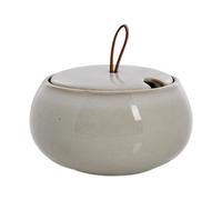 Lene Bjerre Amera sugar bowl with lid Ø13 cm White sands