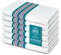 Lenenz Baby Receiving Blankets, 100% Cotton Flannel Receiving Blanket, Perfect for swaddling & Wrapping, Ultra-Soft Hospital Blankets, Size 30 x 40 inch (6)