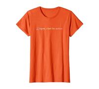 L'enfer C'est les autres - Hell is Other People T-Shirt, Women, Orange, 3X-Large