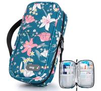 LengKe Insulin Cooler Travel Case with 2 Big Ice Packs for Longer Cooling Time - Portable Diabetic Travel Case TSA Approved for Insulin Pen, Medication Cooler for Travel and Daily Life (Lily)
