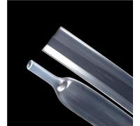 Length 1-4Meter Clear Heat Shrink Pipe, 2:1 Dia 0.6-50mm High-Strength Tube Wire Wrap Tubing for Electrical(4 METERS*3MM)