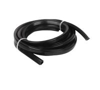 Length 10 Meters C-Beam Machine Seal, 6mm/8mm/10mm Slot Flat Extrusion Track Cover Strip 1pc(Black,6mm)