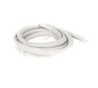 Length 10 Meters C-Beam Machine Seal, 6mm/8mm/10mm Slot Flat Extrusion Track Cover Strip 1pc(White,6mm)
