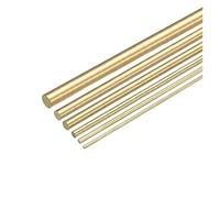 Length 100~500mm 1.6/3/4/5/6/8/9/10/12/16/20mm DIY Hardware Brass Round Bar Rod Circular Wire Tube Modelmaking Brass Rod(10x400mm 1pcs)