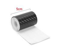 (Length 1m) 1m/3m/5m 3D Carbon Fiber Car Sticker DIY Paste Protector Strip Auto Door Sill Side Mirror Anti Scratch Tape Waterproof Protect Film Carbon Fiber Tape