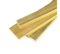 Length 500mm H59 Brass Flat Bar Plate Row Strip Thick 2mm 3mm 4mm 5mm 6mm 7mm 8mm 10mm 12mm 15mm Rectangular Solid Metal Sheet(3x45x500mm)