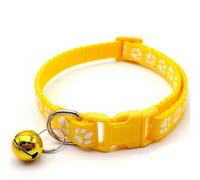 Length-adjustable Collar for Pets with Audible Safety Bell - Premium Dog Cat Collars for Puppies and Small Breeds, Adjustable Fit with Secure Buckle, Anti-lost Design for Indoor and Outdoor Use, Light