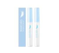 Length Curl Mascara, Volumising And Lengthening Mascara for Lifted Lashes, Long-Lasting 4D Silk Fiber Lash Effect, Waterproof Non-Clumping, Suitable for Short Lash (2Pcs)