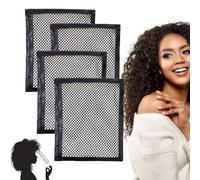 Length N Lock Hair Stretcher, Length and Lock Hair Stretcher, Curly Hair Net Stretcher Mesh Wrap to Prevent Shrinkage, Length-n-Lock Curly Hair Net, Mesh Hair Wrap (4pcs, 7in)