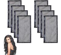 Length n Lock Hair Stretcher,Rollers for Hair,Length and Lock Hair Stretcher,Length-N-Lock Curly Hair Net Stretcher Mesh Wrap to Prevent Shrinkage (13in,8pcs)