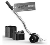 Lengthening Furniture Lifter Tool with Height-Adjustable Base - Ideal for Heavy Furniture Movers Sliders and Wheels Lifts Furniture Easily Without Effort up to 660 lbs (Innovative Lifter - M Sliver)